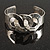 Tripple Ring Unity Stainless Steel Cuff Bangle - view 9