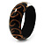 Wide Wood Bangle With Bamboo Swirls(Brown & Beige) - view 6