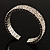 Cubic Zirconia Flex Bangle Bracelet (Silver Tone) - view 10