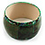 Chunky Wide Shell Bangle (Olive & Dark Green) - view 2