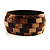 Brown & Beige Shell Mosaic Bangle - view 4