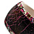 Chunky Wide Shell Bangle (Brown Grey & Bright Pink) - view 6