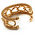 Gold Plated Mesh Chain Flex Bangle Bracelet - view 7