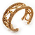 Gold Plated Mesh Chain Flex Bangle Bracelet - view 9