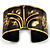 Stylish Black 'Crown' Ethnic Cuff Bangle - view 2