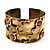 'The Beginning Of Life' Chunky Ethnic Cuff Bangle - view 7