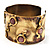 'The Beginning Of Life' Chunky Ethnic Cuff Bangle - view 8
