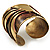 'Egyptian Style' Wide Ethnic Cuff Bangle - view 10