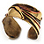 'Egyptian Style' Wide Ethnic Cuff Bangle - view 7