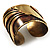 'Egyptian Style' Wide Ethnic Cuff Bangle - view 12
