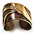 'Egyptian Style' Wide Ethnic Cuff Bangle - view 3