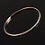 Gold Plated Thin Smooth & Textured Bangle Set - 12 Pcs - view 10