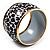 Wide Animal Print Bangle Bracelet (Gold Tone) - view 5