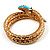 Gold Plated Diamante Snake Flex Bangle Bracelet - view 8