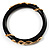 Gold Tone Snake Resin Bangle -18cm Length - view 4