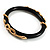 Gold Tone Snake Resin Bangle -18cm Length - view 5