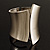 Wide Bold Chunky Stainless Steel Hinged Bangle - view 2