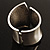 Wide Bold Chunky Stainless Steel Hinged Bangle - view 8