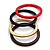 Set Of 4 Plastic Bangles (Gold, Brown, Black & Red) - 18cm Length - view 8