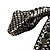 Vintage Crystal Snake Bangle Bracelet (Burn Silver Tone) - view 3