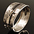 Burn Silver 'Zipper' Hinged Bangle Bracelet - view 8