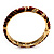 Black & Red Crystal Enamel Hinged Bangle Bracelet (Gold Tone) - view 13