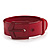 Red Acrylic 'Buckle' Bangle - view 5