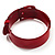 Red Acrylic 'Buckle' Bangle - view 4