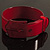 Red Acrylic 'Buckle' Bangle - view 9