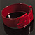 Red Acrylic 'Buckle' Bangle - view 13