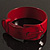 Red Acrylic 'Buckle' Bangle - view 11