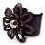Violet Wide Acrylic Floral Cuff Bangle - view 4