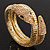 Dazzling Coil Flex Snake Bangle Bracelet (Gold Tone) - view 15