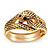Antique Gold Snake Bangle Bracelet - view 6
