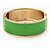 Neon Green Enamel Magnetic Bangle Bracelet In Gold Plated Metal - 18cm Length - view 15