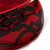 Red Lace Resin Bangle Bracelet - up to 19cm Length - view 4