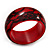 Red Lace Resin Bangle Bracelet - up to 19cm Length - view 8