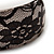 White Lace Resin Bangle Bracelet - up to 19cm Length - view 5
