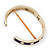 Purple Enamel Gold Studded Hinged Bangle Bracelet - up to 18cm Length - view 3