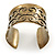 Burn Gold Effect Cuff Bracelet - 5.5cm Width/ 19cm Length - view 7