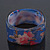 Chunky Blue Resin 'Floral Print' Square Bangle Bracelet - up to 21cm wrist - view 6