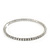 Slim Crystal Slip-On Bangle Bracelet In Silver Plating - up to 18cm Length - view 7