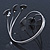 Polished Silver Tone 'Teardrops' Upper Arm, Armlet Bracelet - Adjustable - view 4