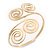 Egyptian Style Twirl Upper Arm, Armlet Bracelet In Gold Plating - Adjustable - view 5