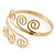 Greek Style Twirl Upper Arm, Armlet Bracelet In Gold Plating - Adjustable - view 10