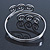 Greek Style Twirl Upper Arm, Armlet Bracelet In Silver Plating - Adjustable - view 7