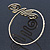 Greek Style Hammered Swirl Upper Arm, Armlet Bracelet In Gold Plating - Adjustable - view 7