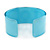Light Blue/ Pale Pink 'LOL' Acrylic Cuff Bracelet Bangle (Kids/ Teen Size) - 16cm L - view 4