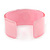 Light Pink/ Pale Blue 'LOL' Acrylic Cuff Bracelet Bangle (Kids/ Teen Size) - 16cm L - view 4