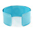 Light Blue/ Pale Pink 'LOL' Acrylic Cuff Bracelet Bangle (Adult Size) - 19cm - view 4